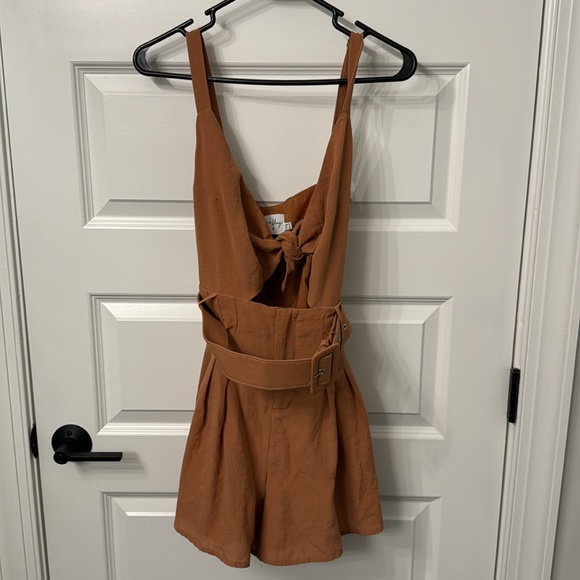 Princess Polly Kily Playsuit in Rust - Picture 4 of 5